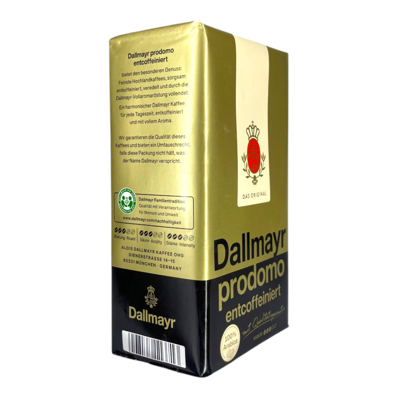 Кава мелена Dallmayr Prodomo без кофеїну 500 г