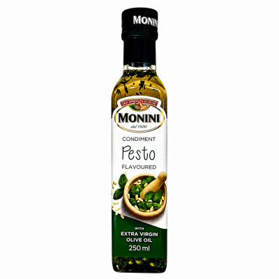 Олія оливкова Monini Extra Virgin з песто 250 мл Олія оливкова Monini Extra Virgin з песто 250 мл
