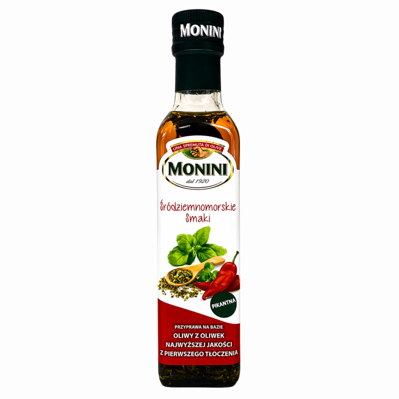 Олія оливкова Monini Extra Virgin із середземноморськими травами 250 мл
