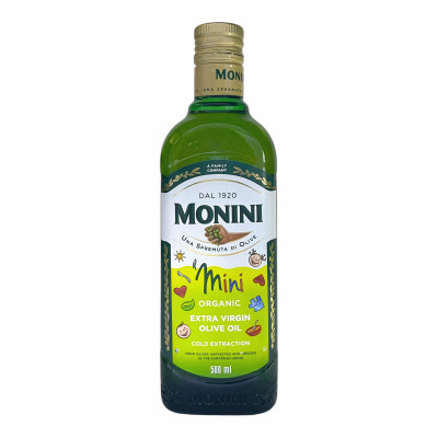 Олія оливкова Monini Extra Virgin Il Mini BIO 500 мл Олія оливкова Monini Extra Virgin Il Mini BIO 500 мл