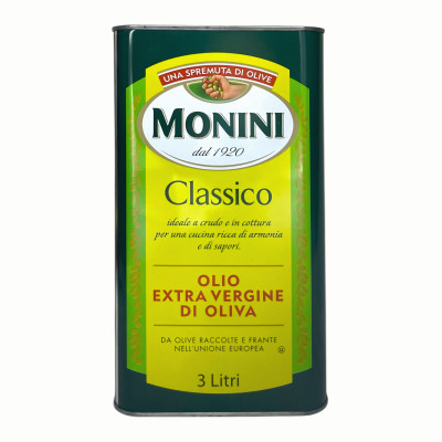 Олія оливкова Monini Extra Virgin Classico 3 л Олія оливкова Monini Extra Virgin Classico 3 л
