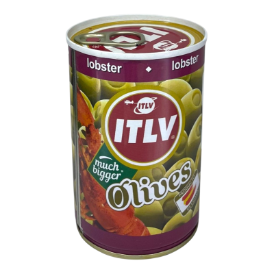 Оливки ITLV зелені фаршировані лобстером 314 мл Оливки ITLV зелені фаршировані лобстером 314 мл